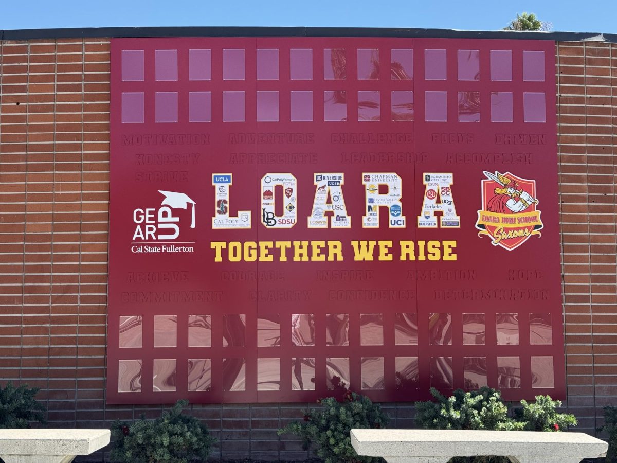 Loara Unveils New College Wall to Inspire Student Success
